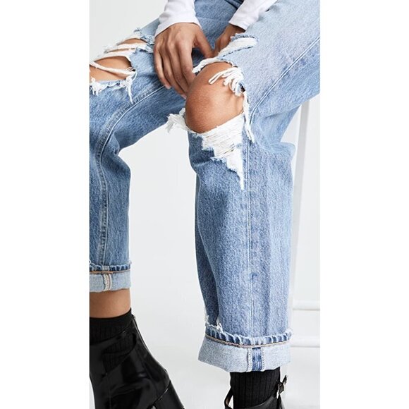 💕AGOLDE💕 '90s Fit Loose Fit Jeans ~ Fall Out Blue 25 NWT - Picture 4 of 16